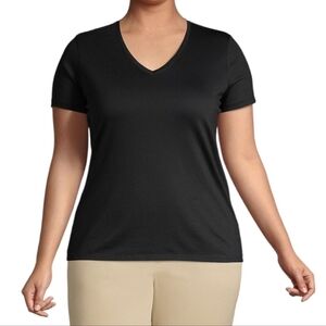 Lands' End Cotton Vneck Tshirt